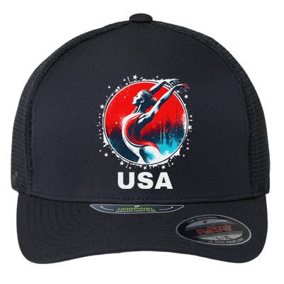 Gymnastics United States Gymnastics Team Apparel Gymnastics Flexfit Unipanel Trucker Cap