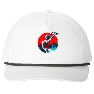 Gymnastics United States Gymnastics Team Apparel Gymnastics Snapback Five-Panel Rope Hat