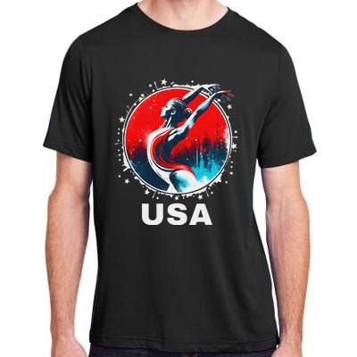 Gymnastics United States Gymnastics Team Apparel Gymnastics Adult ChromaSoft Performance T-Shirt