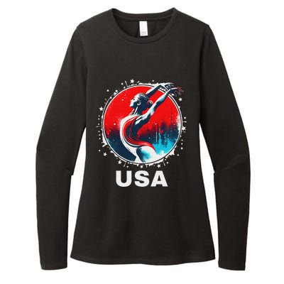 Gymnastics United States Gymnastics Team Apparel Gymnastics Womens CVC Long Sleeve Shirt