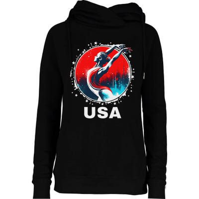 Gymnastics United States Gymnastics Team Apparel Gymnastics Womens Funnel Neck Pullover Hood