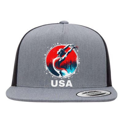 Gymnastics United States Gymnastics Team Apparel Gymnastics Flat Bill Trucker Hat