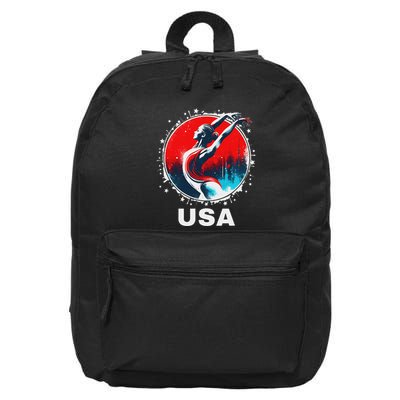 Gymnastics United States Gymnastics Team Apparel Gymnastics 16 in Basic Backpack