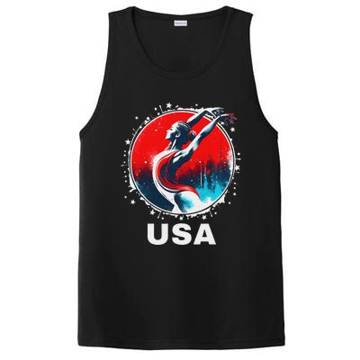 Gymnastics United States Gymnastics Team Apparel Gymnastics PosiCharge Competitor Tank