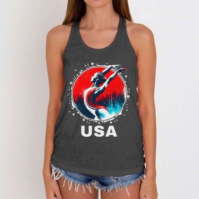 Gymnastics United States Gymnastics Team Apparel Gymnastics Women's Knotted Racerback Tank