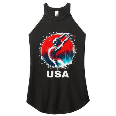 Gymnastics United States Gymnastics Team Apparel Gymnastics Women's Perfect Tri Rocker Tank