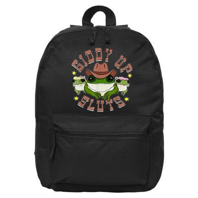 Giddy Up Sluts 16 in Basic Backpack