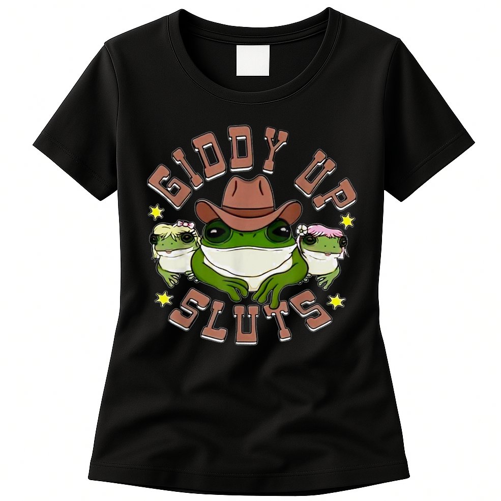 Giddy Up Sluts Womens T-Shirt