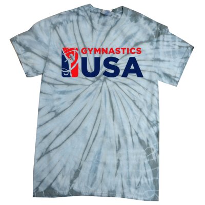 Gymnastics Usa Support The T.E.A.M. U.S.A Flag Tie-Dye T-Shirt