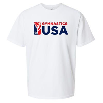 Gymnastics Usa Support The T.E.A.M. U.S.A Flag Sueded Cloud Jersey T-Shirt