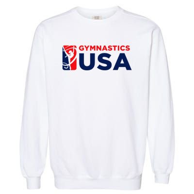 Gymnastics Usa Support The T.E.A.M. U.S.A Flag Garment-Dyed Sweatshirt