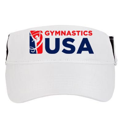 Gymnastics Usa Support The T.E.A.M. U.S.A Flag Adult Drive Performance Visor