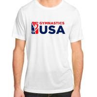 Gymnastics Usa Support The T.E.A.M. U.S.A Flag Adult ChromaSoft Performance T-Shirt