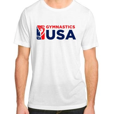 Gymnastics Usa Support The T.E.A.M. U.S.A Flag Adult ChromaSoft Performance T-Shirt