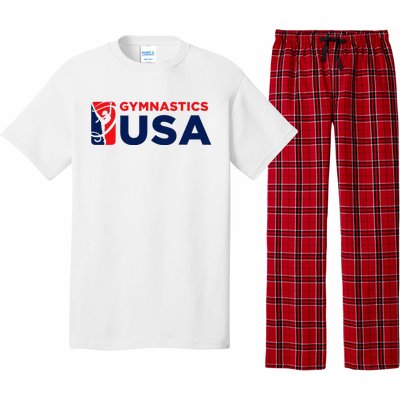 Gymnastics Usa Support The T.E.A.M. U.S.A Flag Pajama Set