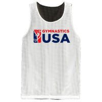 Gymnastics Usa Support The T.E.A.M. U.S.A Flag Mesh Reversible Basketball Jersey Tank