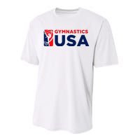 Gymnastics Usa Support The T.E.A.M. U.S.A Flag Performance Sprint T-Shirt