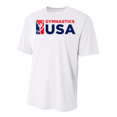 Gymnastics Usa Support The T.E.A.M. U.S.A Flag Performance Sprint T-Shirt