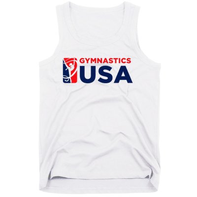 Gymnastics Usa Support The T.E.A.M. U.S.A Flag Tank Top