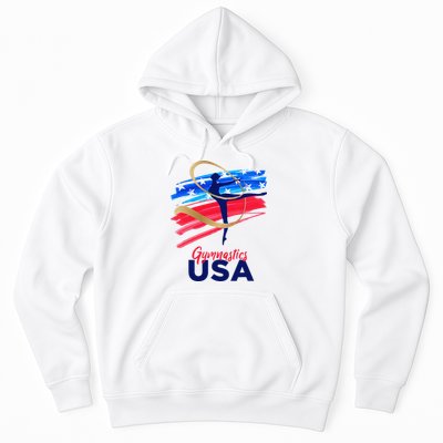 Gymnastics USA Support the Team USA Flag Hoodie