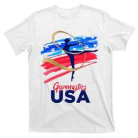 Gymnastics USA Support the Team USA Flag T-Shirt