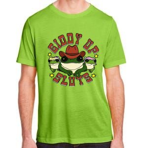 Giddy Up Sluts Frog Funny Adult ChromaSoft Performance T-Shirt