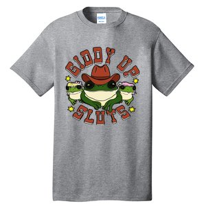 Giddy Up Sluts Frog Funny Tall T-Shirt