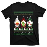 Gnome Ugly Sweater Funny Christmas Family Pajamas Gnomes T-Shirt