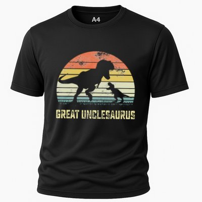 Great Unclesaurus T Rex Dinosaur Great Uncle Saurus Performance Shirt
