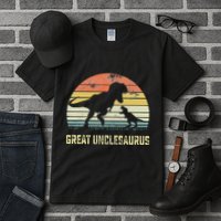 Great Unclesaurus T Rex Dinosaur Great Uncle Saurus Tall T-Shirt
