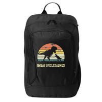 Great Unclesaurus T Rex Dinosaur Great Uncle Saurus City Backpack