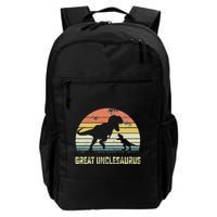 Great Unclesaurus T Rex Dinosaur Great Uncle Saurus Backpack