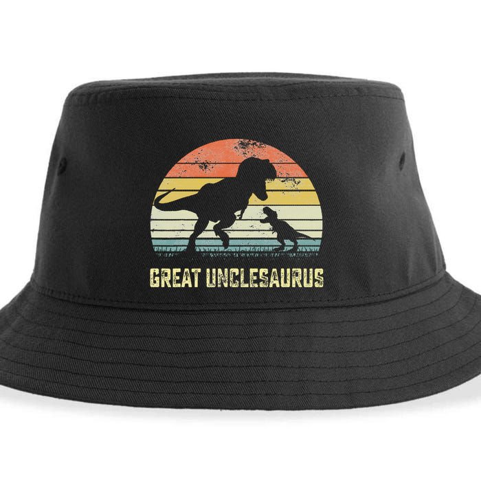 Great Unclesaurus T Rex Dinosaur Great Uncle Saurus Sustainable Bucket Hat