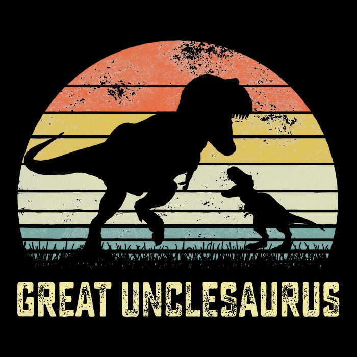 Great Unclesaurus T Rex Dinosaur Great Uncle Saurus Sustainable Bucket Hat