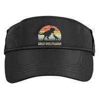 Great Unclesaurus T Rex Dinosaur Great Uncle Saurus Adult Drive Performance Visor