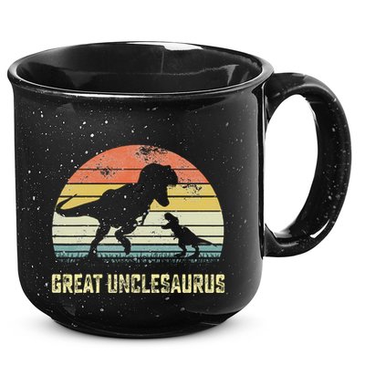 Great Unclesaurus T Rex Dinosaur Great Uncle Saurus 15oz Campfire Ceramic Mug