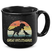 Great Unclesaurus T Rex Dinosaur Great Uncle Saurus 15oz Campfire Ceramic Mug