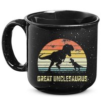 Great Unclesaurus T Rex Dinosaur Great Uncle Saurus 15oz Campfire Ceramic Mug