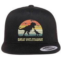Great Unclesaurus T Rex Dinosaur Great Uncle Saurus Flatbill Hat
