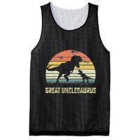 Great Unclesaurus T Rex Dinosaur Great Uncle Saurus Mesh Reversible Basketball Jersey Tank