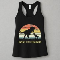 Great Unclesaurus T Rex Dinosaur Great Uncle Saurus Womens Tank Top