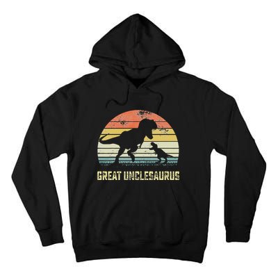 Great Unclesaurus T Rex Dinosaur Great Uncle Saurus Tall Hoodie