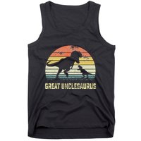 Great Unclesaurus T Rex Dinosaur Great Uncle Saurus Tank Top