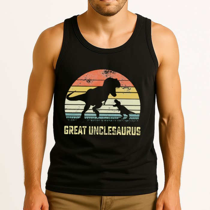 Great Unclesaurus T Rex Dinosaur Great Uncle Saurus Tank Top