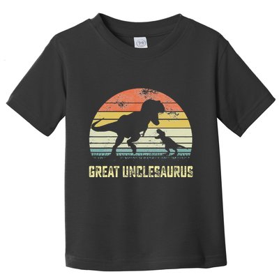 Great Unclesaurus T Rex Dinosaur Great Uncle Saurus Toddler T-Shirt