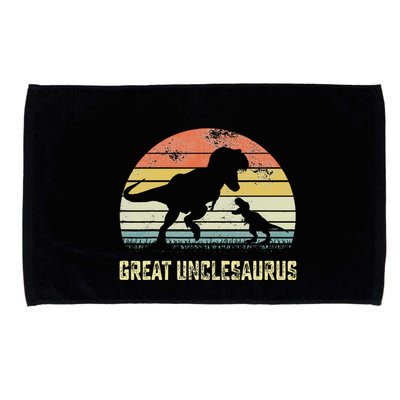 Great Unclesaurus T Rex Dinosaur Great Uncle Saurus Microfiber Hand Towel