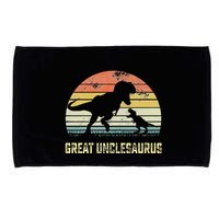 Great Unclesaurus T Rex Dinosaur Great Uncle Saurus Microfiber Hand Towel