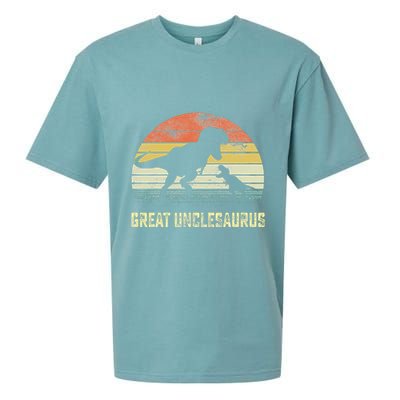 Great Unclesaurus T Rex Dinosaur Great Uncle Saurus Sueded Cloud Jersey T-Shirt