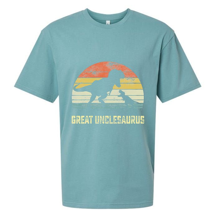 Great Unclesaurus T Rex Dinosaur Great Uncle Saurus Sueded Cloud Jersey T-Shirt