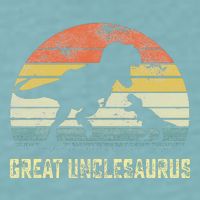Great Unclesaurus T Rex Dinosaur Great Uncle Saurus Sueded Cloud Jersey T-Shirt